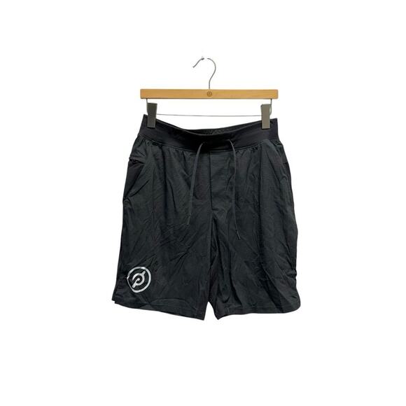 Lululemon Peloton Shorts Black T.H.E. Short 9” Obsidian  Men's‎ Size Medium - Picture 1 of 7
